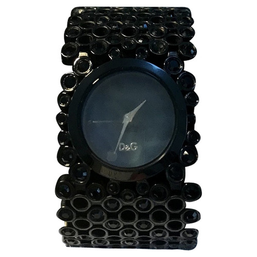 D&G Damen Armbanduhr in Schwarz | Second Hand