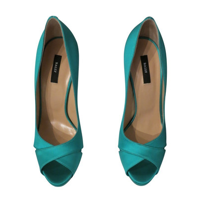 Bally Peep-toes in turquoise 