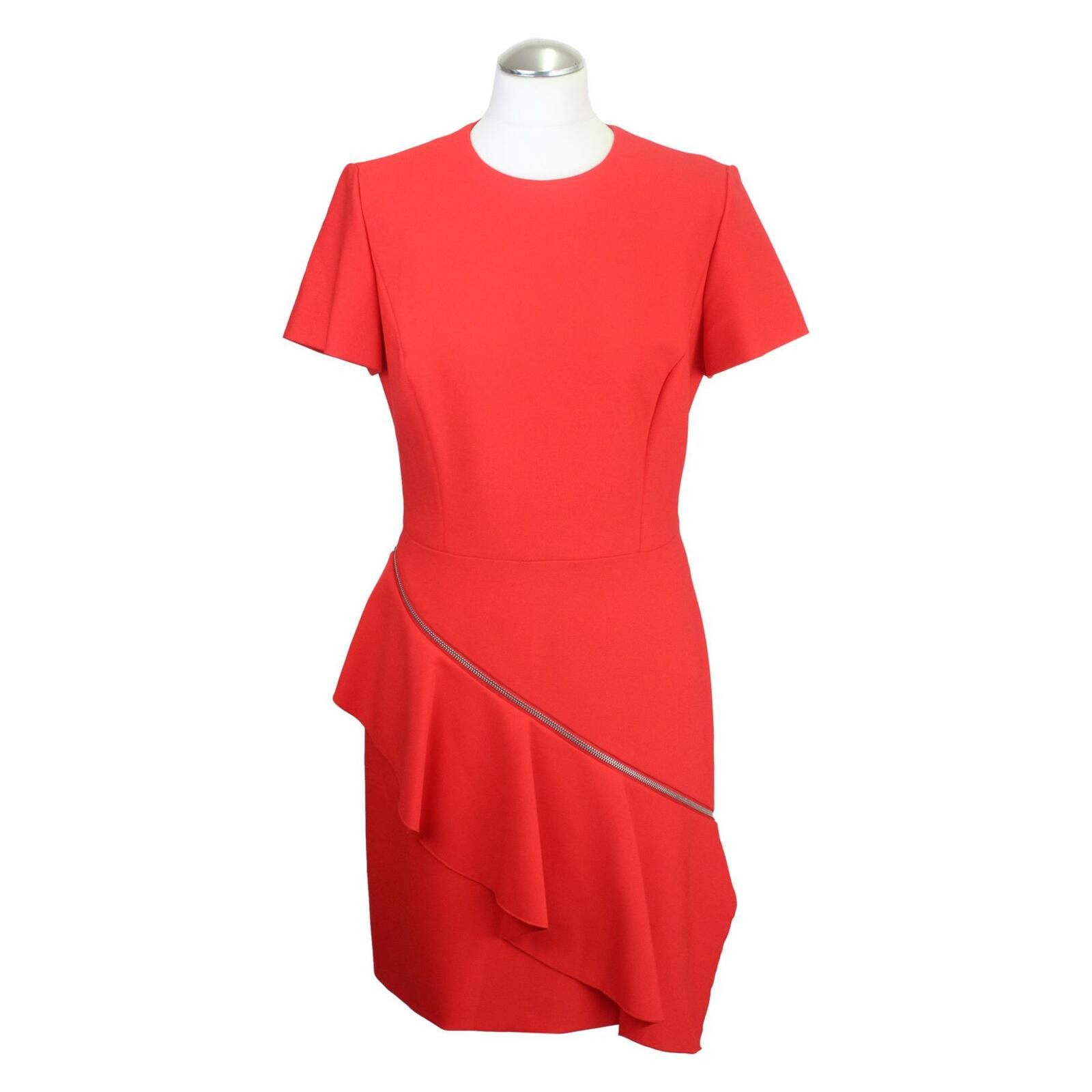 HUGO BOSS Women's Kleid in Rot Size: DE 38 | Second Hand