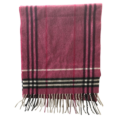 BURBERRY Women's Schal/Tuch aus Kaschmir in Rosa / Pink