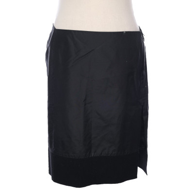 Costume National Skirt Silk in Black