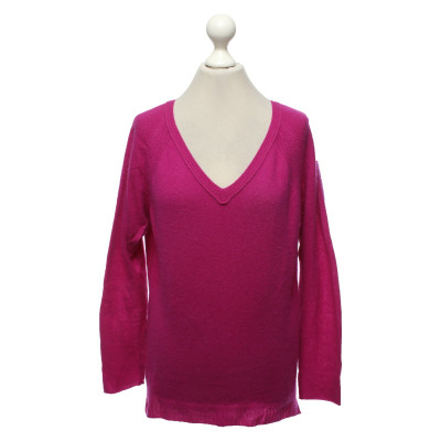 Velvet Knitwear Cashmere in Fuchsia