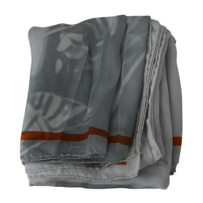Costume National Scarf/Shawl Silk in Grey