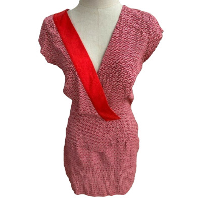 Les Petites Kleid aus Viskose in Rot