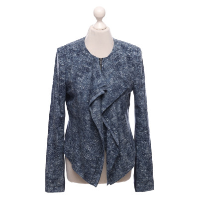Max Azria Jacket/Coat in Blue