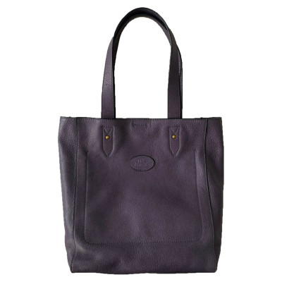 The Bridge Tote bag Leather in Violet