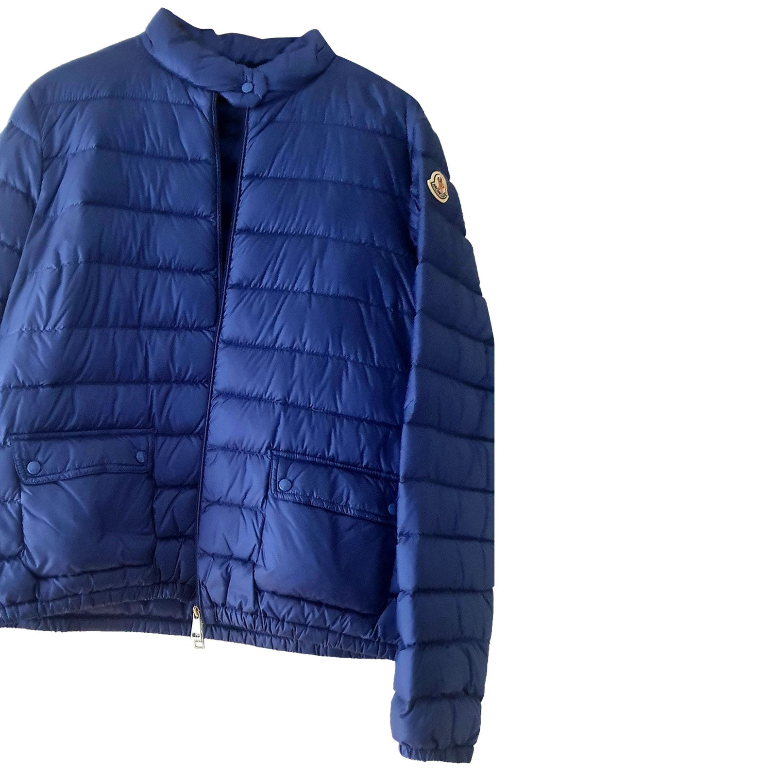 MONCLER Women's Jacke/Mantel in Blau Size: DE 44
