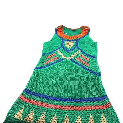 Alberta Ferretti Kleid aus Baumwolle in Grün