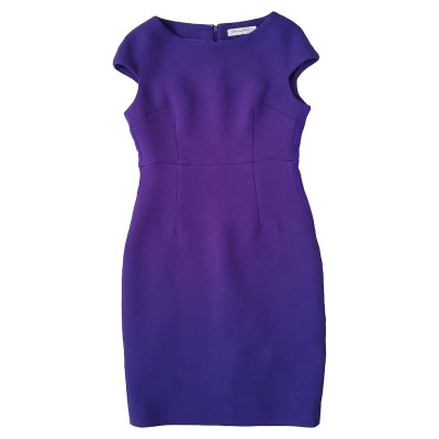 Christian Dior Dress Wool in Violet