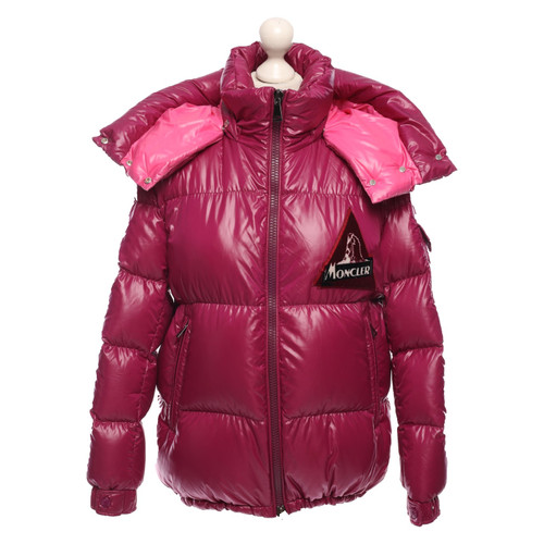 Toestand radiator Druipend MONCLER Dames Jas/Mantel in Fuchsia in Maat: IT 42