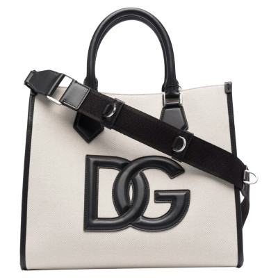 Dolce & Gabbana Reisetasche aus Leder in Beige