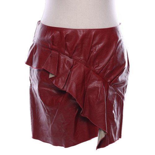 bedstemor Sæt tøj væk Mince ISABEL MARANT ETOILE Women's Skirt in Red Size: FR 38