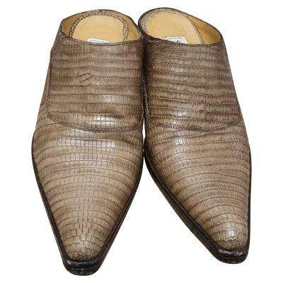 Sartore Slippers/Ballerinas Leather in Brown