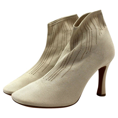 Céline Ankle boots Canvas in White