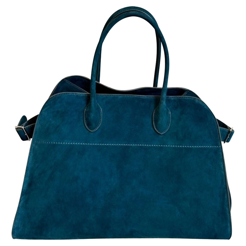 THE ROW Women s Tote bag Suede in Green Second Hand