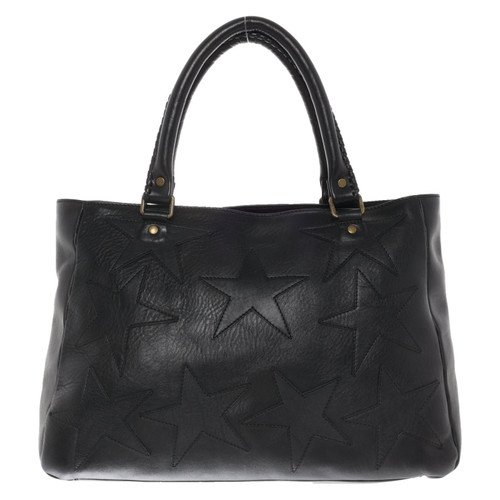 RIKA Women's Classic Star Bag Leather in Black | Second Hand