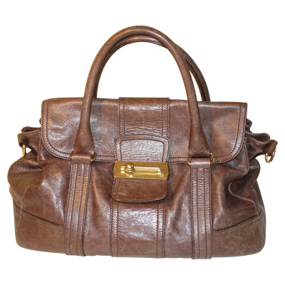 Escada Tote bag Leather in Brown