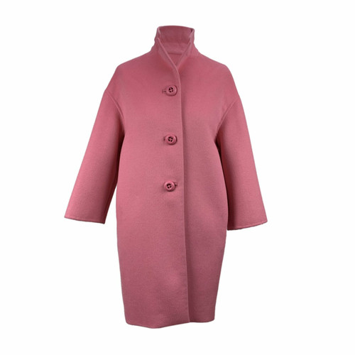 PRADA Donna Jacke/Mantel aus Wolle in Rosa / Pink