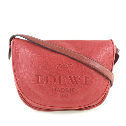 LOEWE Women's Umhängetasche aus Leder in Rot | Second Hand