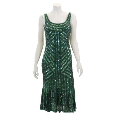 Badgley Mischka Kleid in Grün