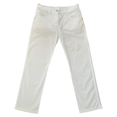 Closed Paire de Pantalon en Coton en Blanc