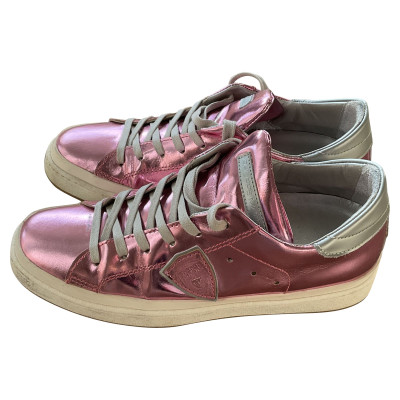 Philippe Model Sneakers aus Leder in Rosa / Pink