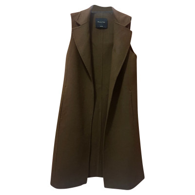 Massimo Dutti Jacket/Coat Wool in Brown
