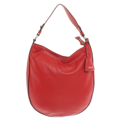 ABRO Women's Handtasche aus Leder in Rot | Second Hand