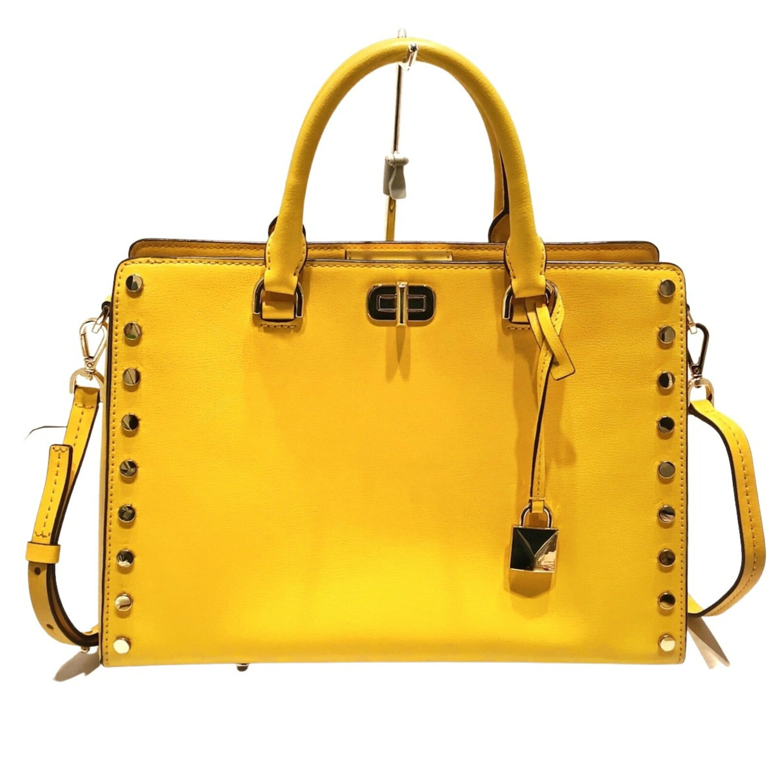 MICHAEL KORS Women's Handtasche aus Leder in Gelb