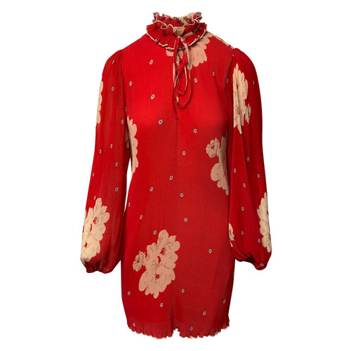 GANNI Women's Kleid in Rot Size: XXS | Second Hand