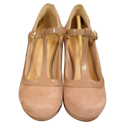 Clarks Pumps/Peeptoes Leather in Pink