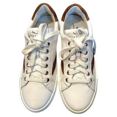 Voile Blanche Sneaker in Pelle in Bianco