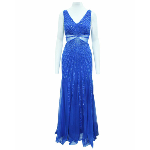 ADRIANNA PAPELL Damen Kleid in Blau Größe: FR 34