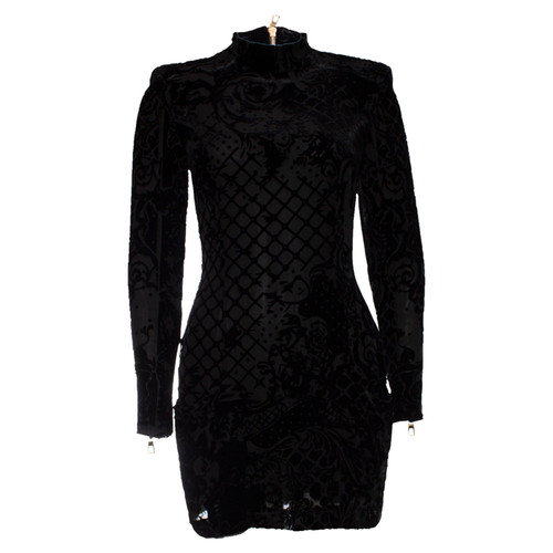 BALMAIN X H&M Women's Kleid aus Viskose in Schwarz