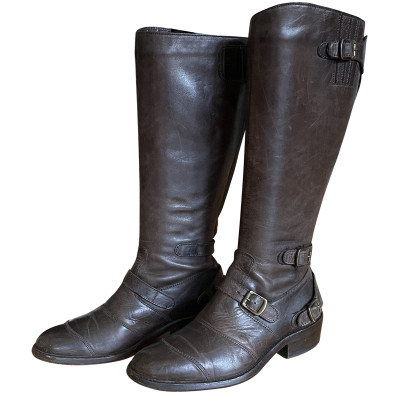 Belstaff Boots Leather in Brown