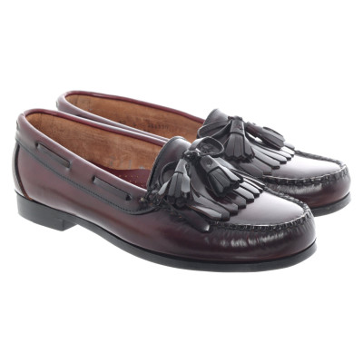 Cole Haan Slippers/Ballerinas Leather in Bordeaux