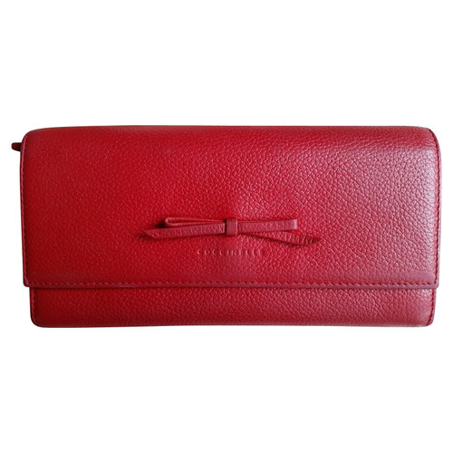 COCCINELLE Damen Täschchen/Portemonnaie aus Leder in Rot