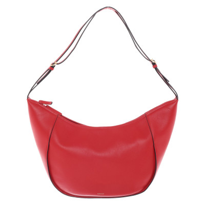 Wandler Shopper Leather in Red