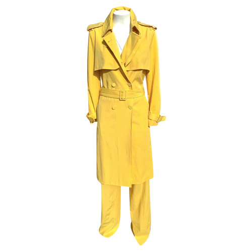 BOTTEGA VENETA Damen Anzug aus Wolle in Gelb Größe: IT 40