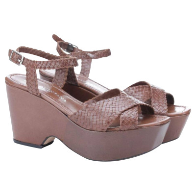 Pons Quintana Sandals Leather in Brown