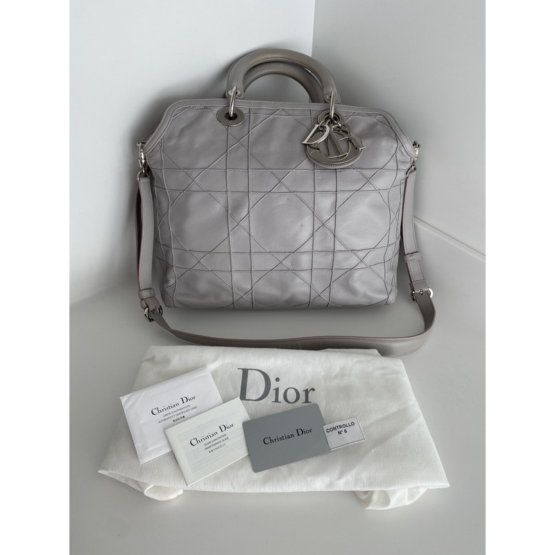 Dior M1301PGCA Cannage Granville bag in RED Lambskin Leather Silver  Hardware  eBay