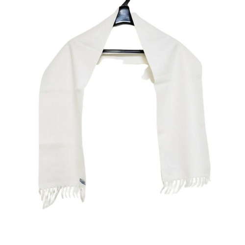 PRADA Women's Schal/Tuch aus Wolle in Weiß | Second Hand