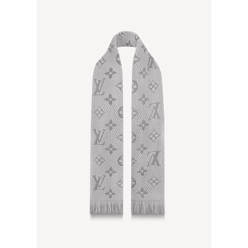 LOUIS VUITTON Damen Schal/Tuch aus Wolle in Grau