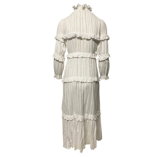 ISABEL MARANT ETOILE Women's Kleid aus Baumwolle in Weiß
