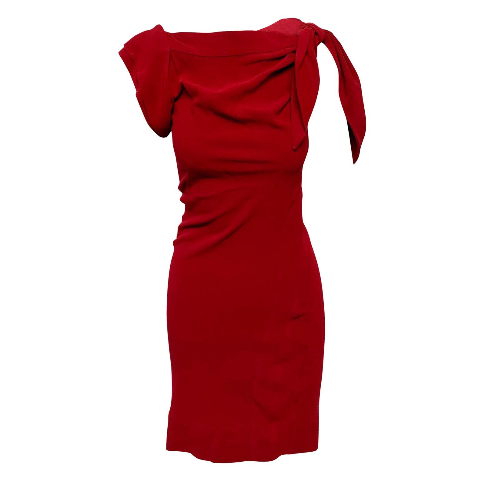 PRADA Damen Kleid in Rot Größe: US 4 | Second Hand