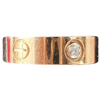 Cartier Love Ring breit Gold Geelgoud in Goud