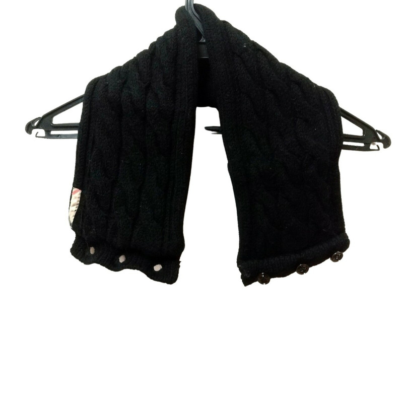 Damen Accessoires Schals Burberry Wolle Schal mit Globus-Print in Schwarz 