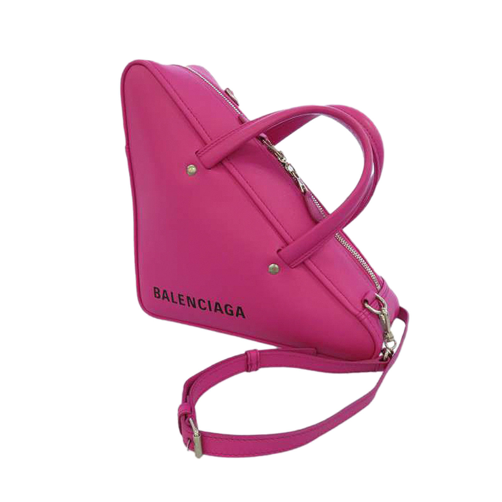 BALENCIAGA Women's Umhängetasche aus Leder in Rosa / Pink