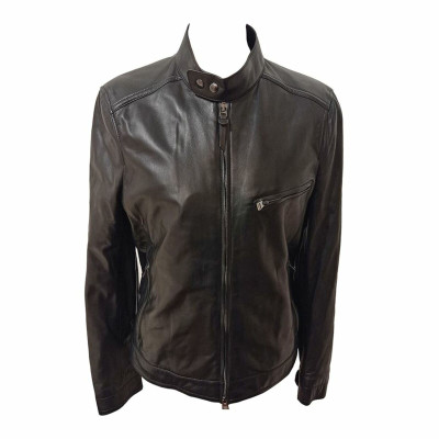 Tom Ford Jacket/Coat Leather in Black