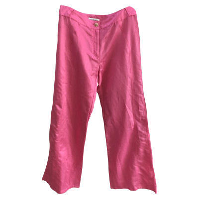 Chanel Paio di Pantaloni in Cotone in Rosa